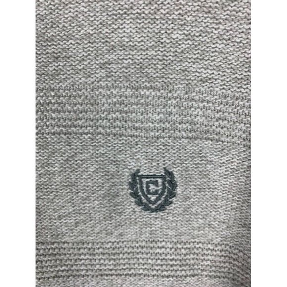 Chaps Ralph Lauren S Men Beige Pattern Sweater Long Sleeve Button Neck C… - Picture 2 of 5